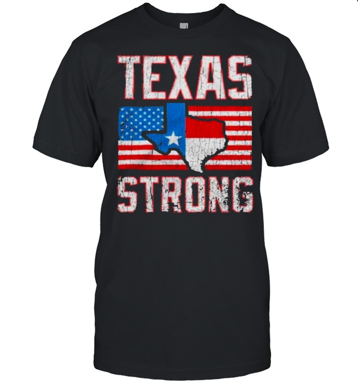 texas strong american flag shirt