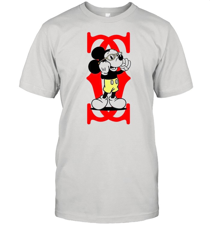 Mickey Mouse Cartier Capital boss up shirt