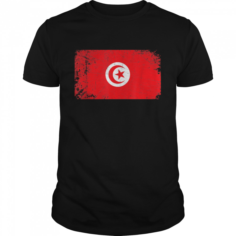Made In TUNISIA TUNISIAN Flag Shirt