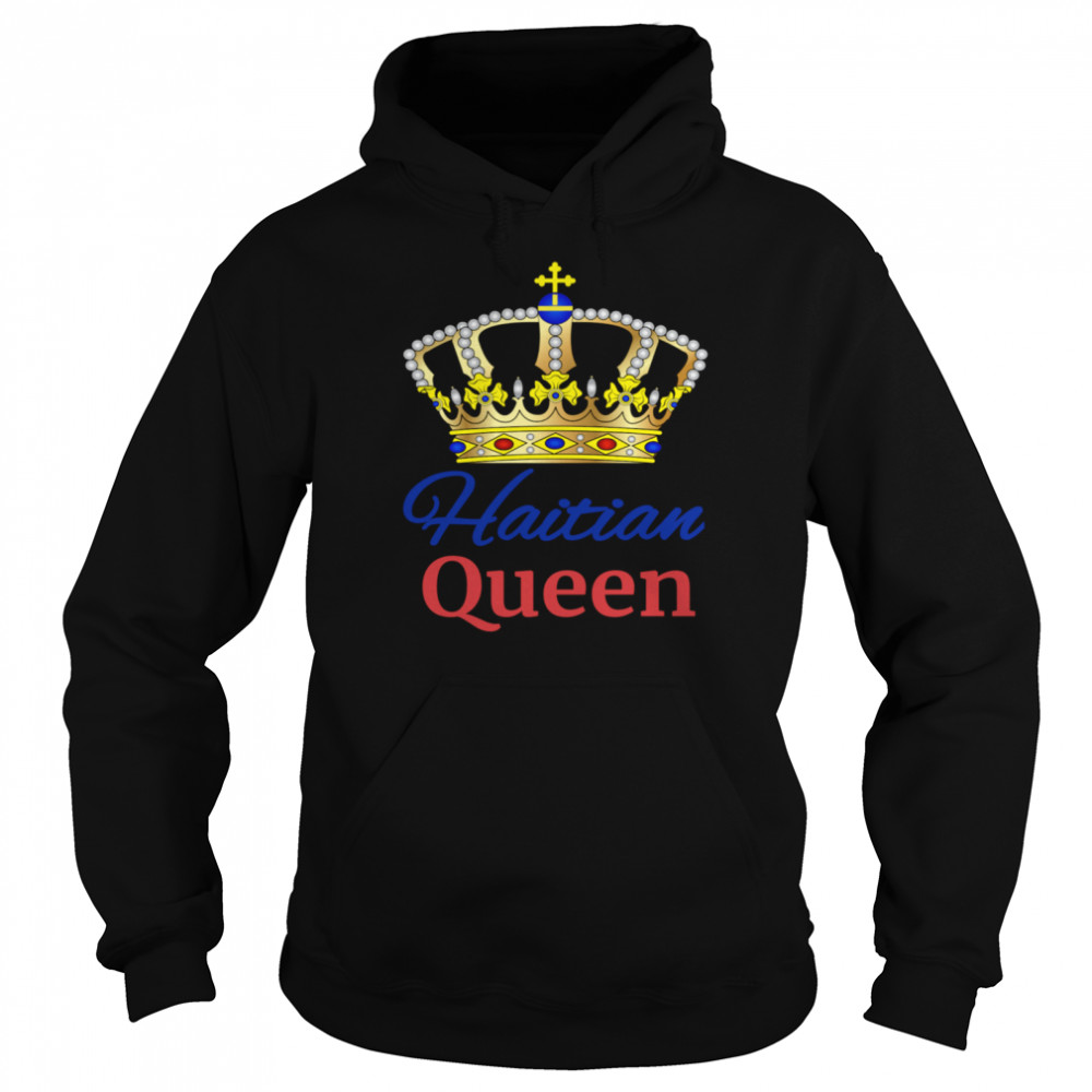 Haitian Queen Perfect Haiti Crown Flag Unisex Hoodie