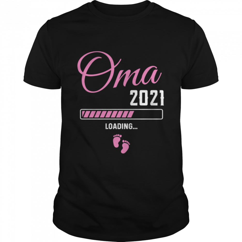 Ich werde Oma 2021 Loading Schwangerschaft Verkündung Shirt