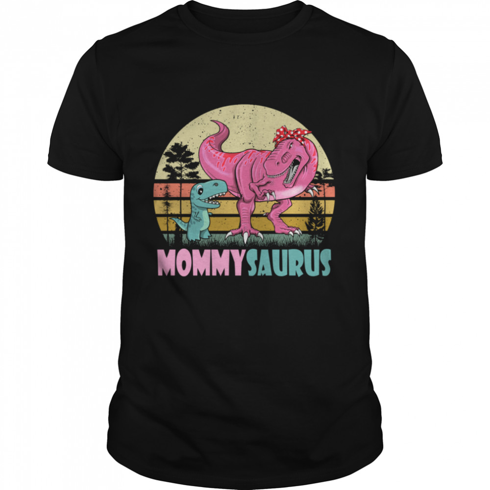 Mommysaurus T Rex Dinosaur Cute Mommy Saurus Shirt