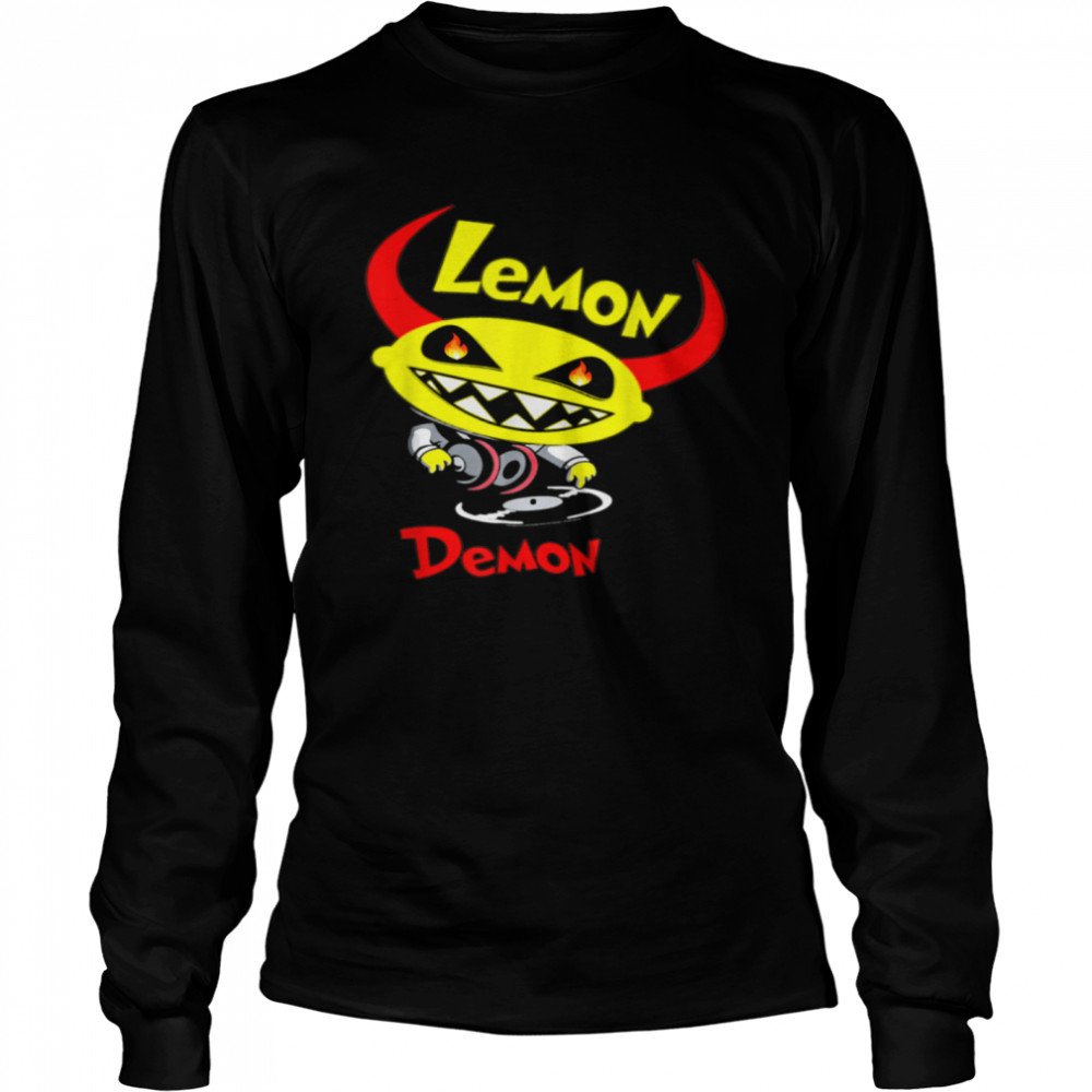 Lemon Demon Dj shirt Long Sleeved T-shirt
