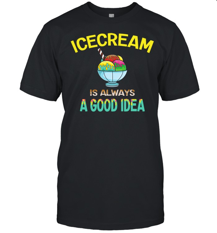 Icecream Party Ice Cream Scoop Flavor Cone Summer Decoration Shirt
