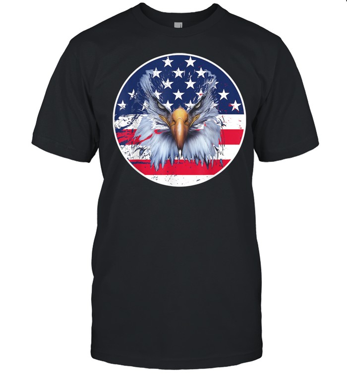 American Flag Patriotic Eagle 4th of July Shirt