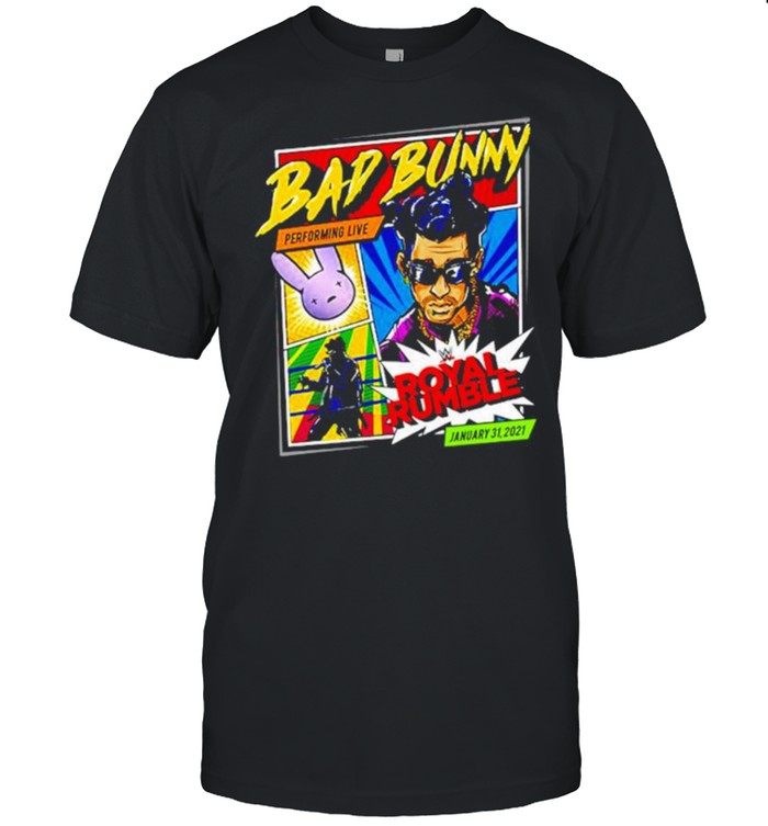 Bad Bunny x Royal Rumble 2021 shirt
