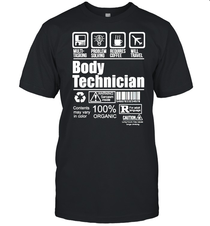 Body technician 100% organic shirt