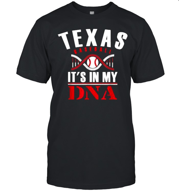Texas It’s In My DNA Baseball Shirt