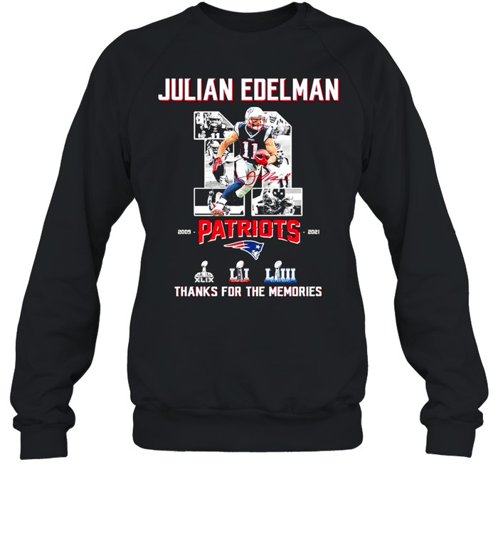 11 Julian Edelman Patriots Thanks For The Memories  Unisex Sweatshirt