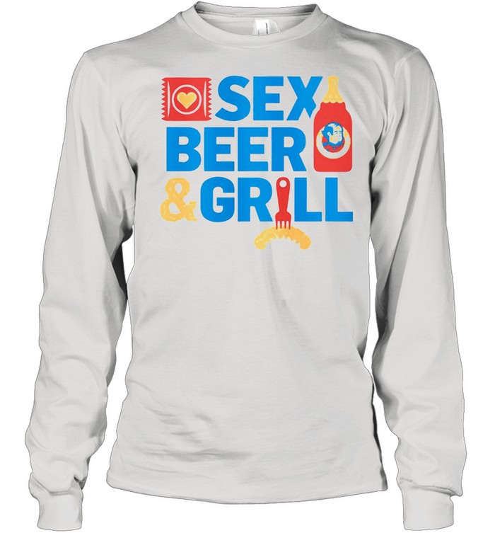 Sex Beer and girl shirt Long Sleeved T-shirt