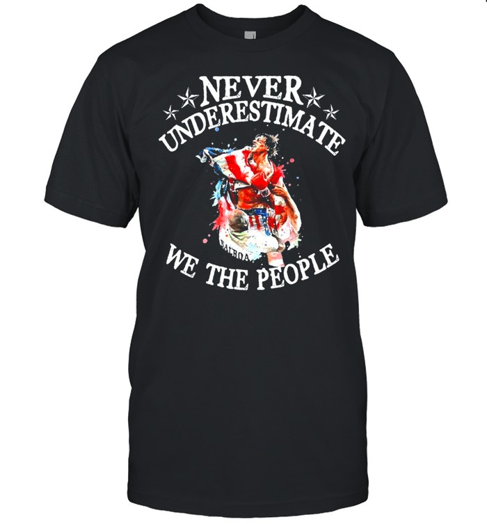 Never underestimate we the people shirt Classic Men's T-shirt