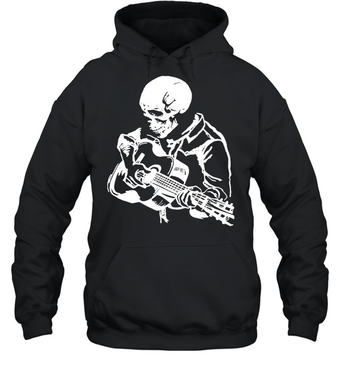 Skeleton playing Guitar shirt Unisex Hoodie