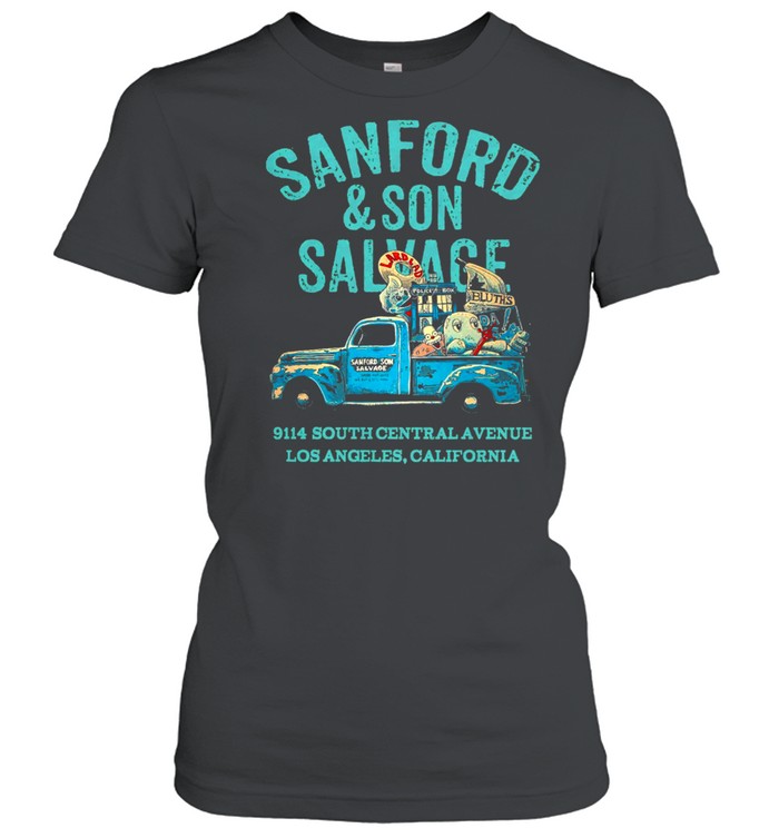 Sanford And Son Salvage 9114 South Central Avenue Los Angeles California shirt Classic Women's T-shirt