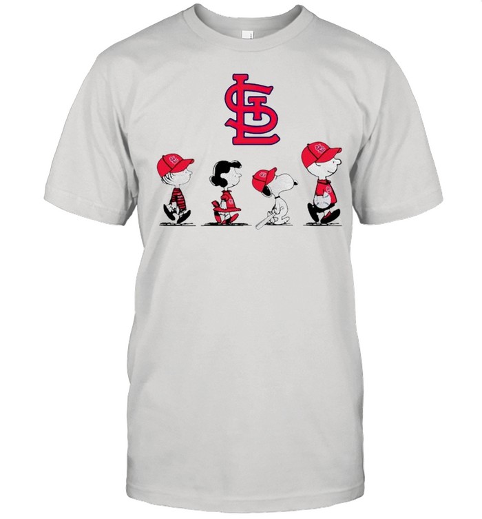 St. Louis Cardinals Peanuts characters players shirt