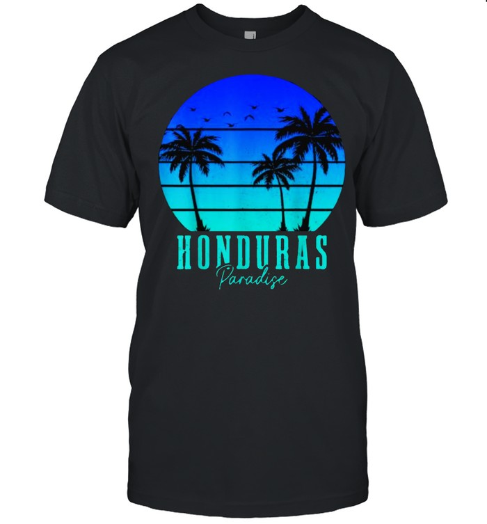Honduras Paradise Vintage Surfer Beach Souvenir T-Shirt