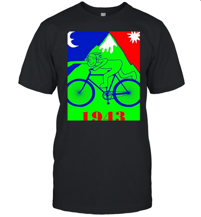 Lsd Psychedelic Trippy Bycicle Day Hippie 1943 T-shirt