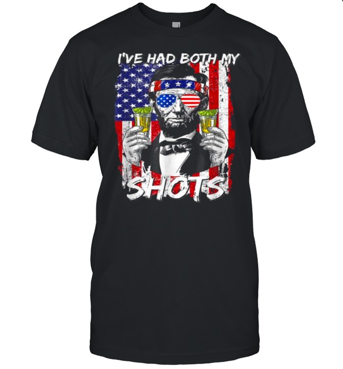 I’ve Had Both My Shots US Flag Tequila Vaccination T-Shirt