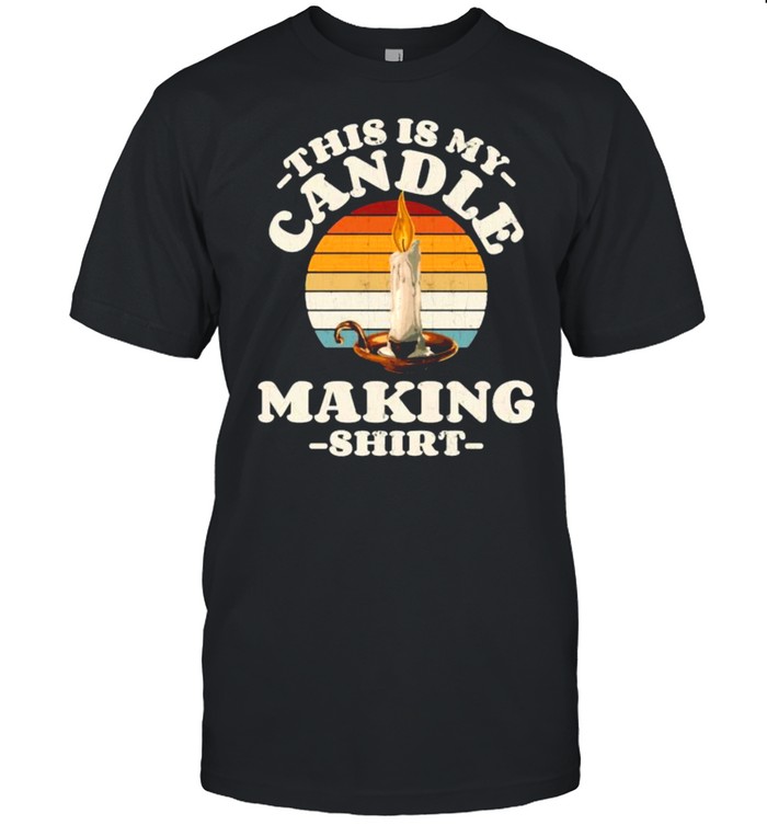 This Is My Candle Making Candlemaker Vintage T- Classic Men's T-shirt