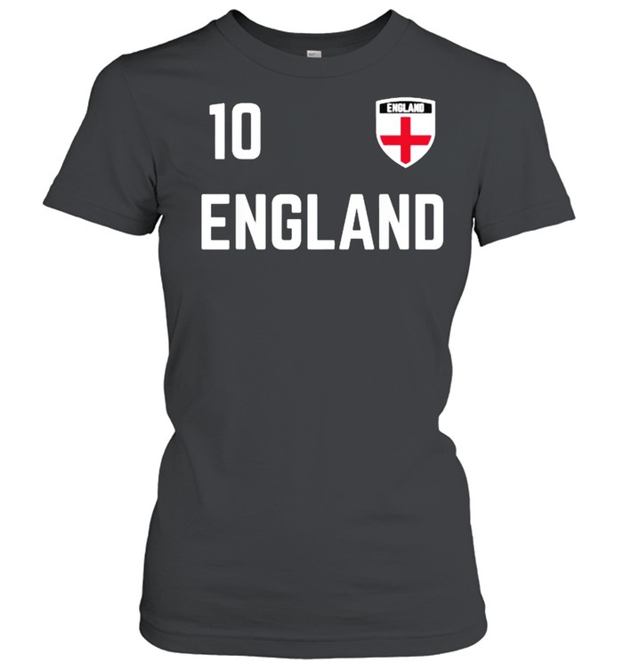 10 England Soccer Jersey 2020 2021 Euros English Football Team T- Classic Women's T-shirt