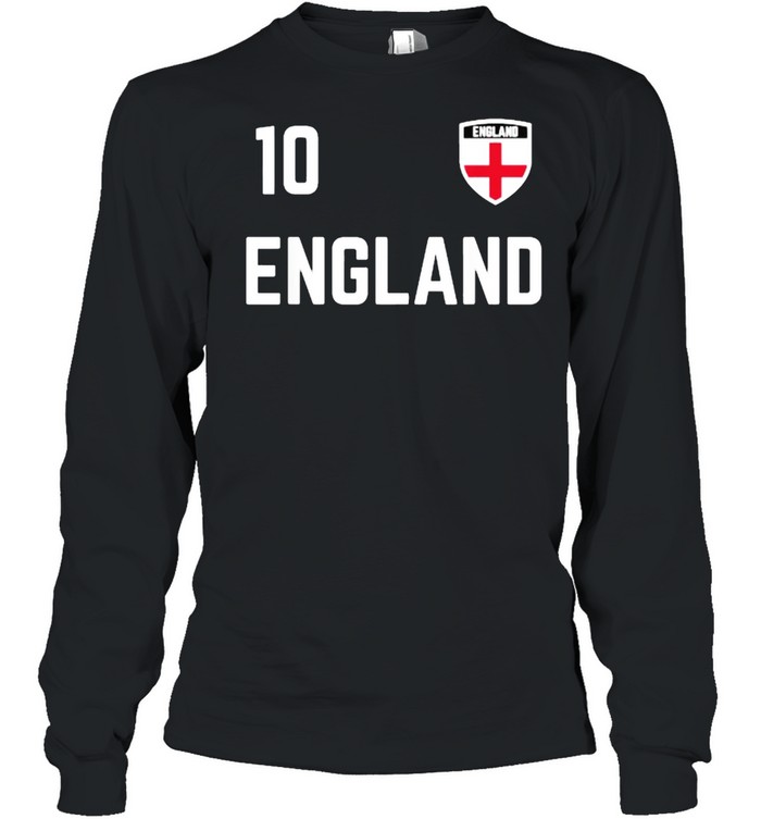 10 England Soccer Jersey 2020 2021 Euros English Football Team T- Long Sleeved T-shirt