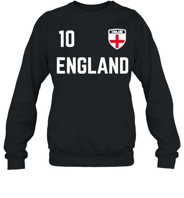 10 England Soccer Jersey 2020 2021 Euros English Football Team T- Unisex Sweatshirt