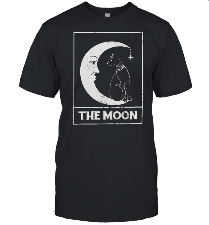 Black Cat The Moon shirt