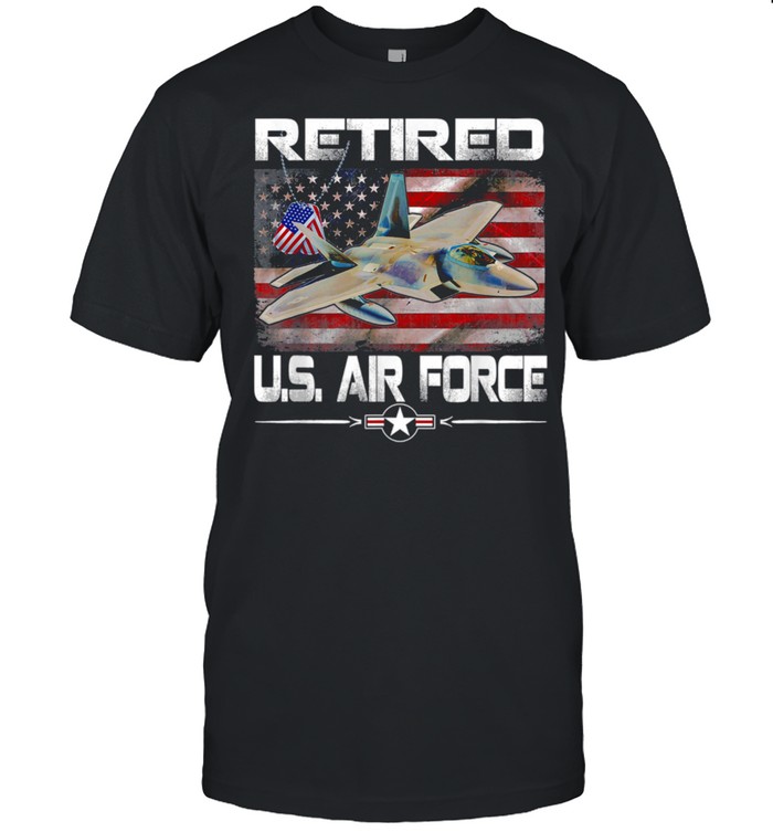 Vintage Retired US Air Force Veteran Patriotic shirt