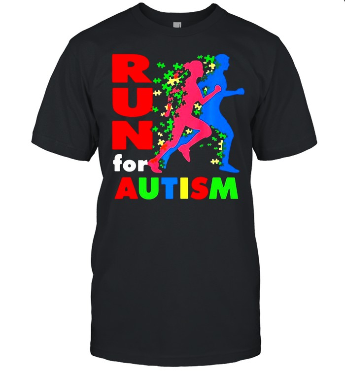 Autism Awareness Run For Autism Running Race T-shirt Classic Men's T-shirt