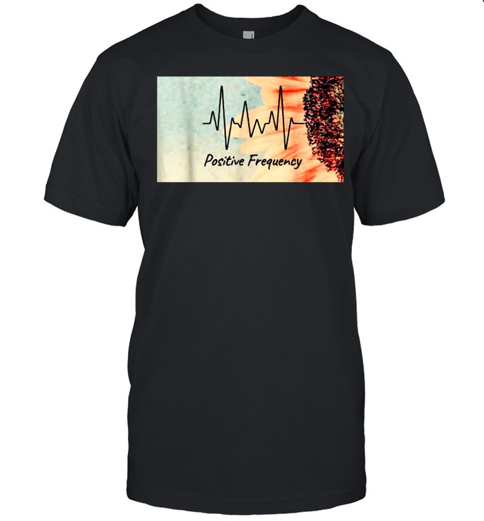 Chic Flower Graphic Positive Frequency Shirt