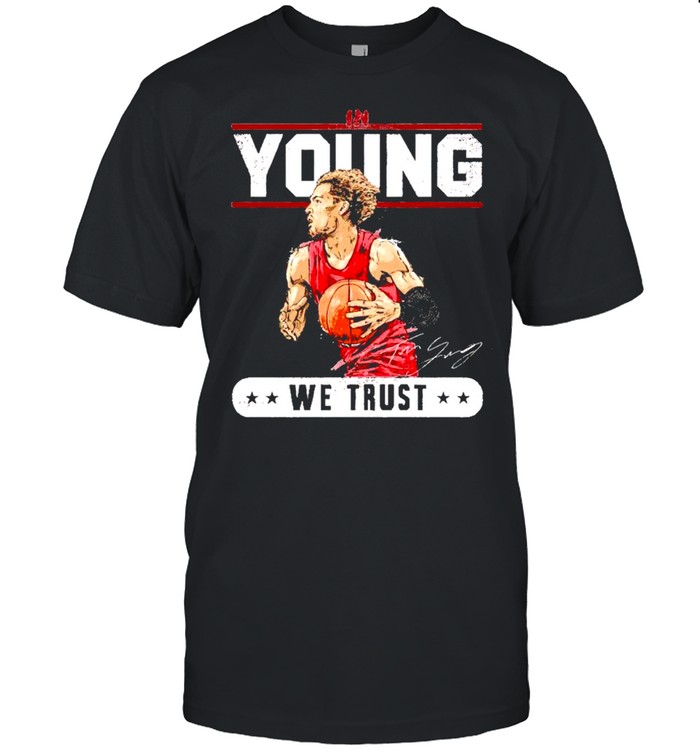 Trae Young in young we trust shirt