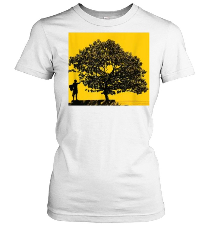 The tree and man in dreams with art style T- Classic Women's T-shirt