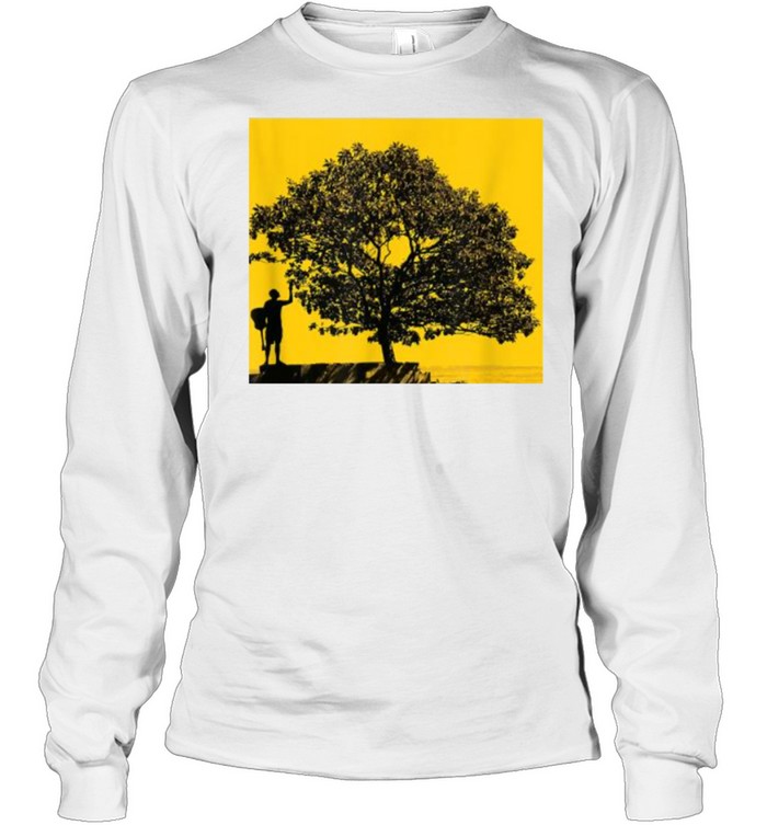 The tree and man in dreams with art style T- Long Sleeved T-shirt