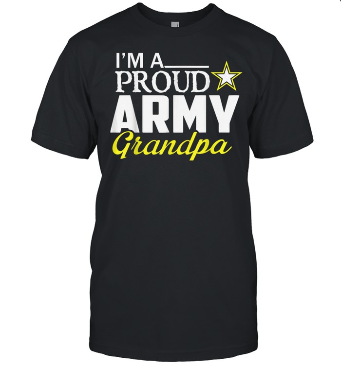 Mens Im A ProudArmy Grandpa shirt