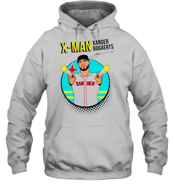 Xander Bogaerts x-man signature shirt Unisex Hoodie