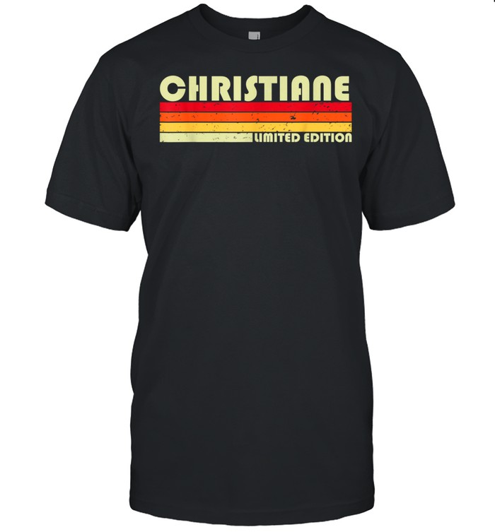 CHRISTIANE Name Personalized Retro Vintage 80s 90s Birthday shirt Classic Men's T-shirt