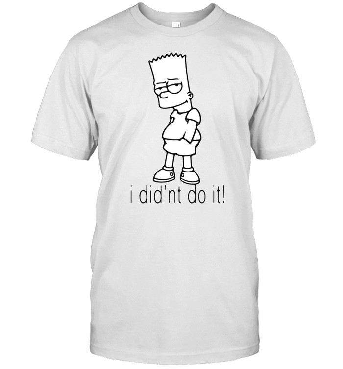 I Didn’t Do It Simpson  Classic Men's T-shirt