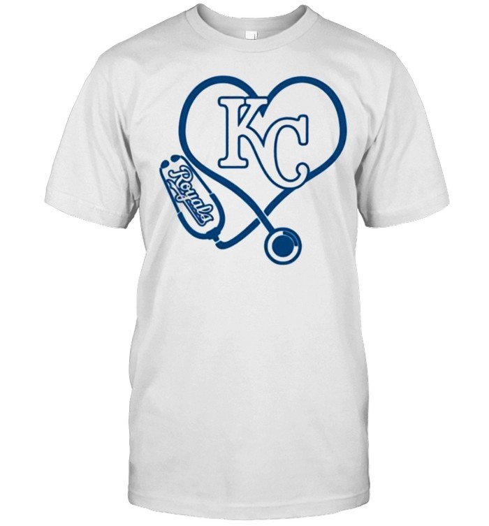 nurse KC Royals Heart Shirt