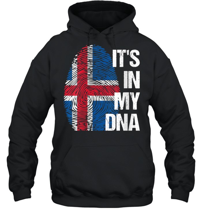 Iceland flag country dna roots heritage pride culture shirt Unisex Hoodie