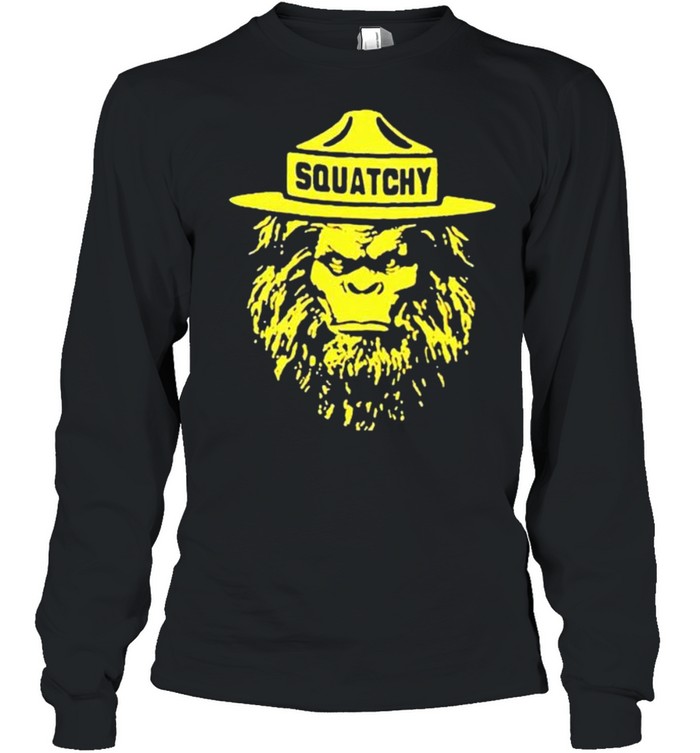 Sasquatch smokey the bigfoot bear shirt Long Sleeved T-shirt
