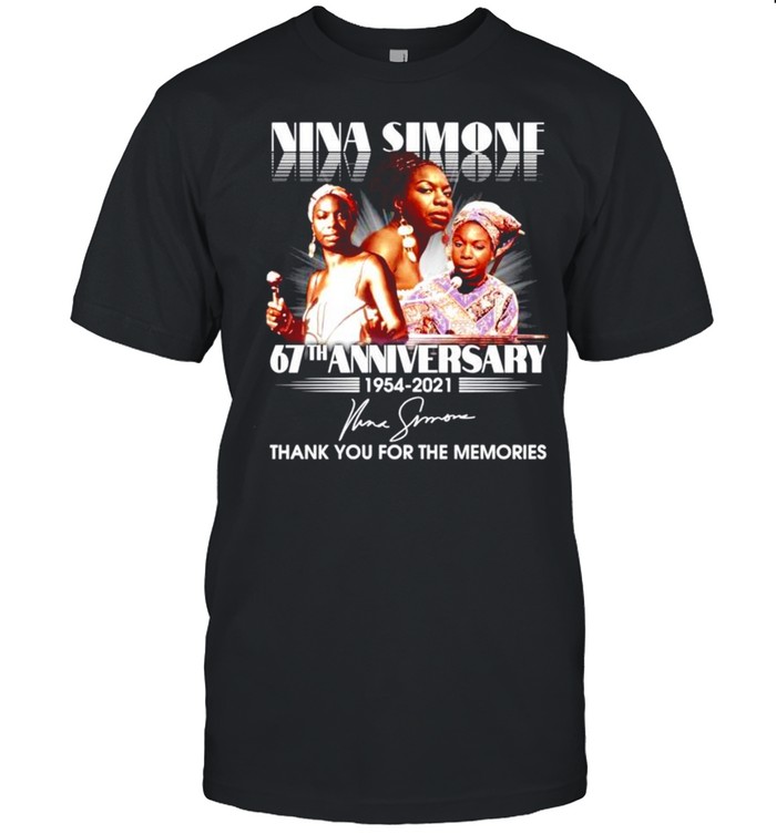 Nina Simone 67th anniversary 1954-2021 signature shirt Classic Men's T-shirt