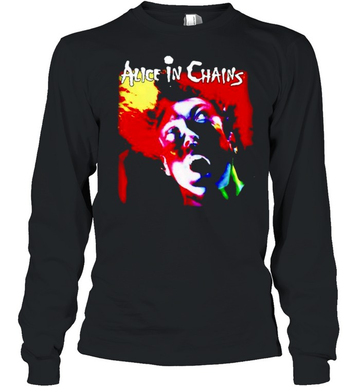 Alice In Chains warner music facelift shirt Long Sleeved T-shirt