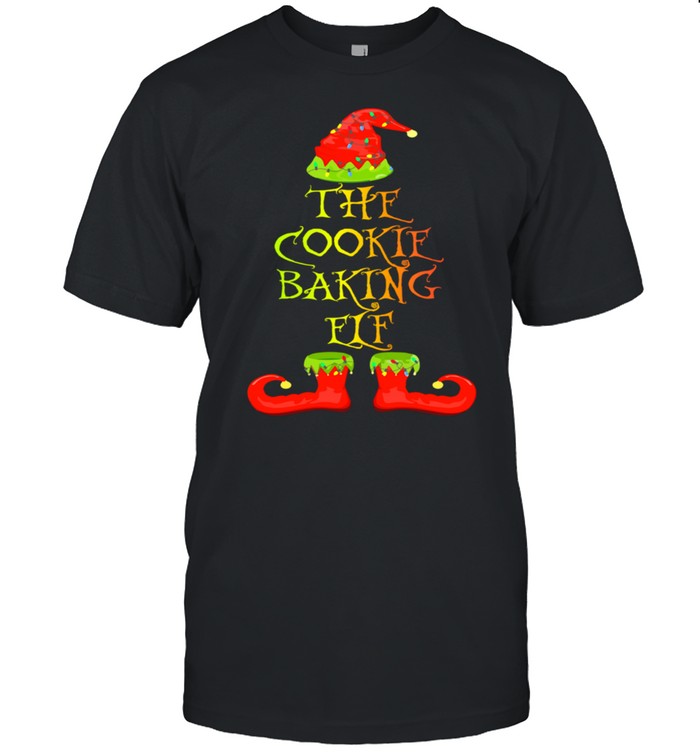 Cookie Baking Elf Family Matching Christmas Group Pajama shirt Classic Men's T-shirt