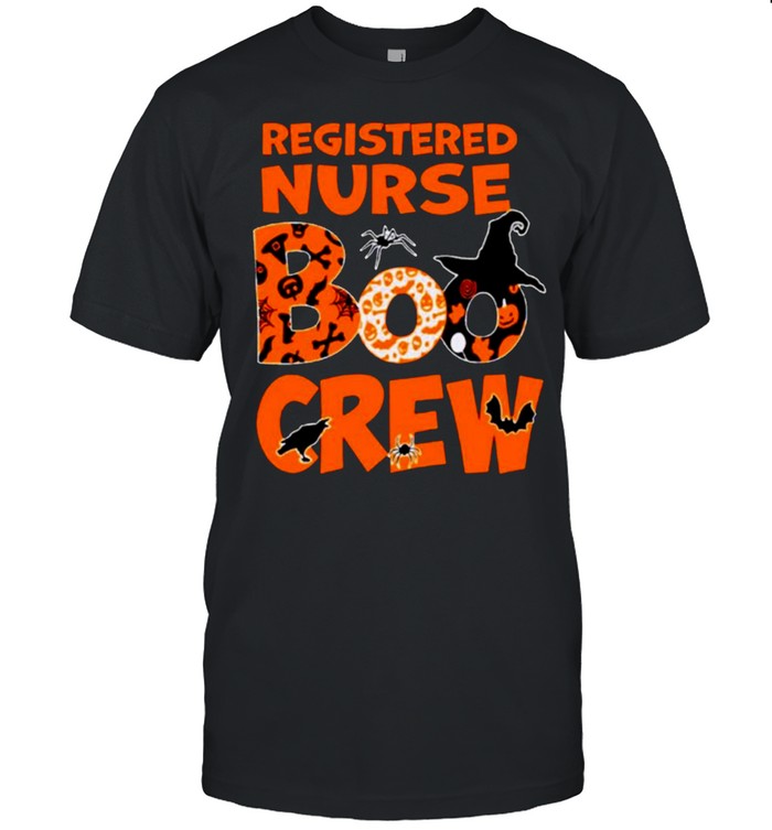 Registered Nurse Boo Crew Halloween shirt