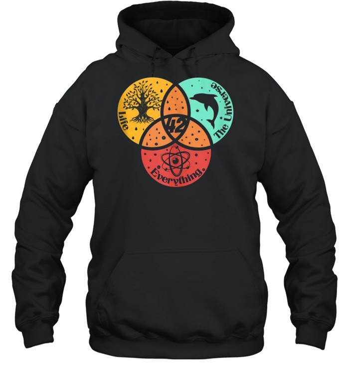 The 42 Answer to Life The Universe and Everything shirt Unisex Hoodie