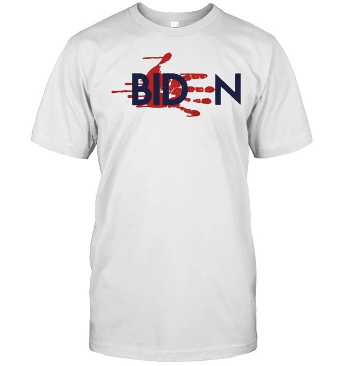 Biden Blood On His Hands T-shirt Classic Men's T-shirt