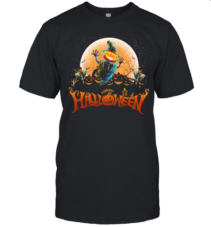Witch Pumpkin happy Halloween shirt Classic Men's T-shirt