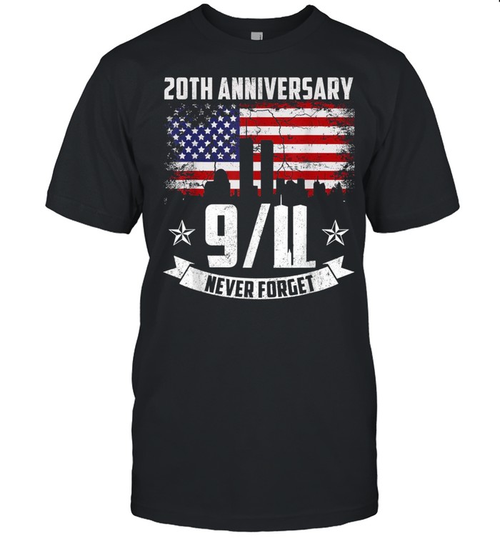 Patriot Day 2021 Never Forget 911 20th Anniversary shirt Classic Men's T-shirt