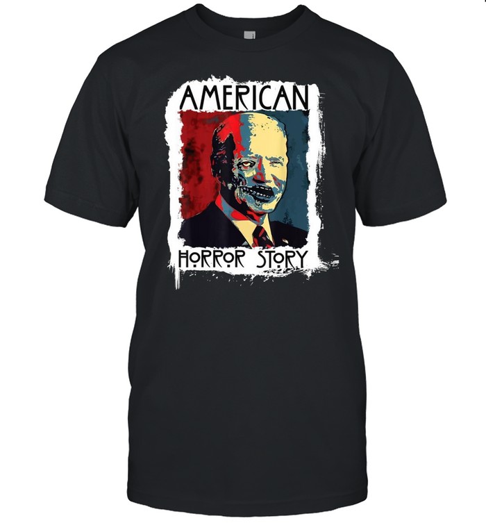 Biden Horror American Zombie Story Halloween Retro Vintage shirt Classic Men's T-shirt