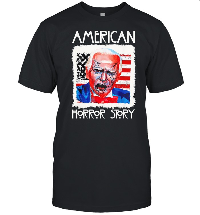 American Zombie story Halloween Usa flag shirt