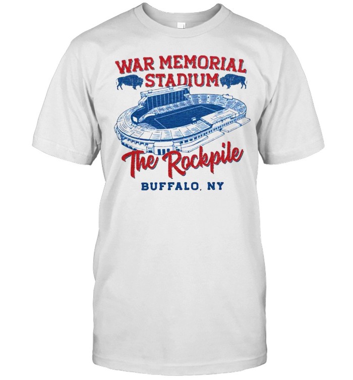 Buffalo war memorial stadium the rockpile shirt